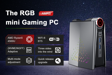 NiPoGi AM06 PRO Mini PC, AMD Ryzen 5 5500U 